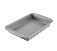 Farberware Nonstick Bakeware 9-Inch x 13-Inch Rectangular Cake Pan, Gray