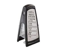 Farberware Professional Stainless Steel Grater with Container, Coarse and Fine Blades, Nonslip Base, Easy-Grip Handle, Dishwasher Safe