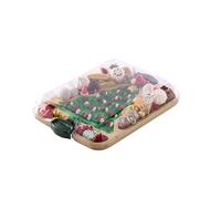 Farberware Tree Build-A-Board with Clear Locking Lid - Holiday Prep and Serve Board for Charcuterie, Cookies, Candy, and Seasonal Entertaining