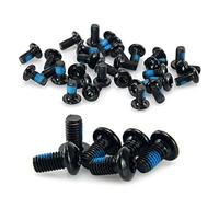 Farbetter 50pcs Bicycle Disc Brake Bolts MTB Rotor Bolts M5x10mm Screws Stainless Steel T25 Bicycle Disc Brake Rotor Bolts Screw