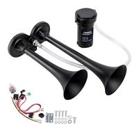 FARBIN Car Horn 12V 150db Super Loud Air Horn, Dual Trumpet Train Horns Kit for Trucks, Truck Horn with Compressor and Wire Harness