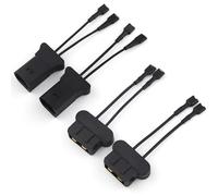 FARBIN Car Horn Special Plug Compatible with Au/di Volkswagen Porsche Mercedes Benz Adapter Wiring Harness Pigtail Socket Car Horn Connector Harnesses Cable 4Pcs