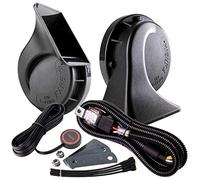 FARBIN Car Horns Kit with Button 12V Truck Horn Loud Train Horn for Car Electric Air Horns (12V, Snail Horn with Gear and Button)