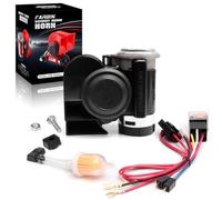 FARBIN Compact Air Horn with Compressor Snail Electric Car Horn 12V 150db Super Loud with Wiring Harness for Any 12V Vehicles