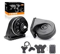 FARBIN Special Interface Auto Horn Compatible with Ford 12V Car Horn Loud Dual-Tone Electric Snail Horn Waterproof