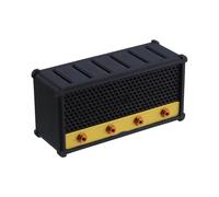 FarBoat 1 Pcs Guitar Pick Holder, Amp Speaker Style Paddle Holder Holds 6 Packs, Plastic Guitars Picks Case, Guitar Pick Display Holders for Guitar Players, Rectangular