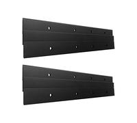 FarBoat 2pairs 11.8" French Cleat Picture Hangers Z Type Clips (Black)