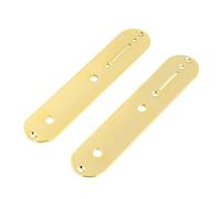 FarBoat 2Pcs Gold Guitar Control Plate Replacement Accessories for Electric Guitar