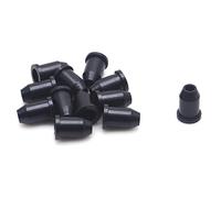 FarBoat Instrument Accessories Metal Through-Body String Mounting Ferrules for Guitar Replacement(Black), Pack of 12