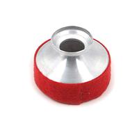 FarBoat Soprano Sax Mute Saxophone Dampner Metal Practice Silencer Accessory for Tenor Sax(Red)