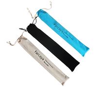 Farcaya Recorder Case Bag Only for Kids Students Soprano Descant Recorder Instrument Flute Storage Pouch Cotton Velvet 3Pack (White+Blue+Black)