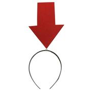 FARCHE BANDA - FUNCE FARCH CAP HEADLIGHTS | Funny Miss Arrowhead Bopper Hair Band, Mark Arrowhead Headbar, Elastic Novety Hair Accessories, Game Headwear for Poptaggi