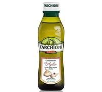 Farchioni - Garlic Olive Oil (250 ml) - Extra Virgin Olive Oil - Garlic Essence - Glass Bottle (250 ml)