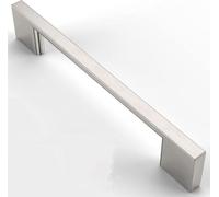 FARDEER 6 Pack Cabinet Pulls,Alloy Kitchen Cabinet Door Handles，Cabinet Handles Cabinet，Brushed Satin Nickel-128mm(5 Inch)