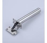 FarDeer Embedded Hidden Door Closer, Soft and Silent Closure, Built-in Spring Closer, Suitable for Closing Wooden Doors (Concealed Door Closer Silvery)