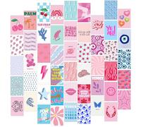 Fardes Preppy Room Decor Aesthetic Wall Collage Kit Pictures for Bedroom Wall Decor, Cute and Aesthetic Posters, Preppy Things for Teen Girls Trendy Stuff (Preppy, 50pcs of 4x6inch)