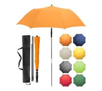 FARE Travel Parasol Travelmate Camper UV Protection 50+ for Suitcases Camping Travel Balcony Beach Garden, orange, One Size, Minimal