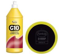 FARECLA G10 Rubbing Compound 500ml 0.5l Litre Car Bodyshop Finishing Liquid Polish Ultra Fine Vehicle Polish Swirl Remover Colour Restorer Professional GMC601 6" GMop Wet Use Compounding Foam