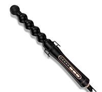 Farery Bubble Curling Wand for Long Hair - 32mm Springless Barrel for Defined Spiral Curls & Waves, Ceramic Coated for Smooth Shine, Includes Heat Resistant Glove, 5 Temp Settings, Dual Voltage