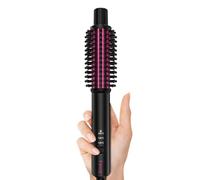 Farery Mini Thermal Brush 3 Temperature Adjustable, Small Curling Iron 25MM, Non-Blowing Heated Round Brush for Soft Curls, Travel Curling Wand Perfect for Short & Medium Hair, Dual Voltage