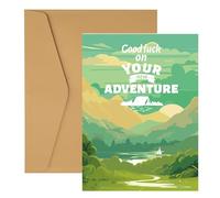 Farewell Card for Coworkers, 15.75x10.63in Large Goodbye Card with Envelope Good Luck On New Adventure Card Going Away Card for Colleague Leaving Retirement Gift