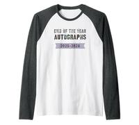 Farewell END of Year School Last Day 2026 Batch Autographs Raglan Baseball Tee