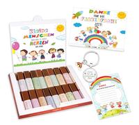Farewell Gift for Educator Set of Goods Stickers for Educator with Stickers Thanksgiving Cards Keychain for Nursery Educator Kindergarten