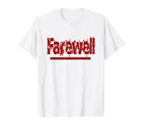 Farewell Goodbye Take Care Text Design Value Graphic T-Shirt, Men, White, M