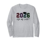 Farewell Kids School Last Day 2026 Batch Autograph Memories Long Sleeve T-Shirt