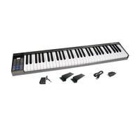 Farfisa | Professional Digital MIDI Keyboard with 61 Keys with Touch Function and Stereo Speakers, 91.5 x 17.5 x 6.5 cm