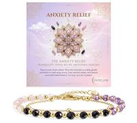 Farfume Anxiety Relief Natural Crystal Beaded Bracelets for Women Jewelry