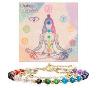 Farfume Chakra Crystal Bracelet Beaded Bracelets for Women 4mm Natural Stone Beads Gemstone Handmade Anxiety Jewelry Gifts