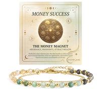 Farfume Monery Success Crystal Bracelet Beaded Bracelets for Women 4mm Natural Stone Beads Gemstone Handmade Jewelry Gifts