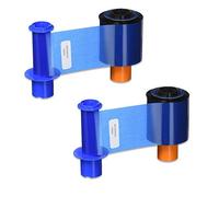 Fargo 45200 YMCKO Color Ribbon for DTC4500 & DTC4500e Printers 500 Prints - 2 Pack