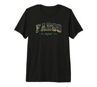 Fargo Design College North Dakota Camouflage Premium T-Shirt