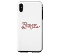 Fargo North Dakota Midwest Vintage Varsity Distressed Case for iPhone XS Max