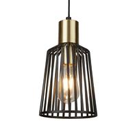 Anton Small Cage Pendant Ceiling Light black