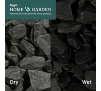 Fargro Home and Garden Fargro™ Home And Garden Decorative Black Slate Chippings Medium 40mm, Approx 20Kg Bag