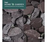 Fargro Home and Garden Fargro™ Home And Garden Decorative Blue Slate Chippings Medium 40mm, Approx 20Kg Bag