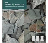 Fargro Home and Garden Fargro™ Home And Garden Decorative Green Slate Chippings 40mm - Pack Of 3 X 20Kg Bags For Borders, Water Features & Landscaping