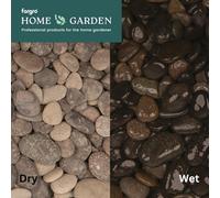 Fargro Home and Garden Fargro™ Home And Garden Decorative Midnight Black Pebbles Medium 16-25mm, Approx 20Kg Bag