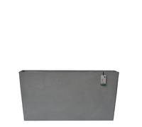 Fargro Home And Garden™ Narrow Trough, Light Grey Poly Stone Outdoor Large Plant Pot, L79 W25 H40 Cm, 55L