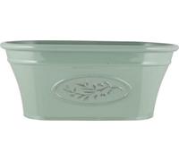 Fargro Plastic Outdoor Classic Olive Trough Planter With Glossy Finish 38cm Frost Proof Long Lasting Flower Pot Garden Planter- (Green) (KA200328GN)