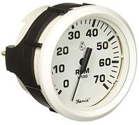 Faria 33104 Dress Tachometer (7000 RPM) - 4", White