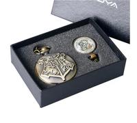 FARIDRUN Magic Pocket Watch Gift Box, Gift Necklace Box for Friends, and a Friendship Pendant Necklace(Brass7)