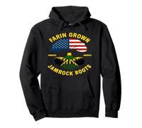 Farin Grown JamRock Roots Vintage USA Jamaica Flag Pullover Hoodie