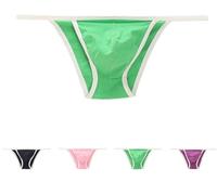 Faringoto Bikini Men Tanga,Men's Thongs String Homme Sexy Contoured Pouch Fine Cotton Breathable Jockstrap Underwear