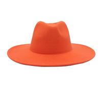 Faringoto Fedoras Winter Women Hat Hats for Men Panama Jazz Caps Cowboy Hat Orange