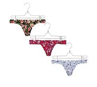 Faringoto Men's Cotton Bikini T-shaped Back U-shaped Printing Comfortable Briefs Expansion Bag One-piece Underwear