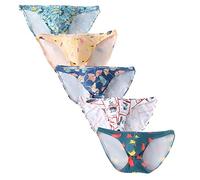 Faringoto Men's Cotton Classics Multipack Low Rise Hip Briefs 5 Pack